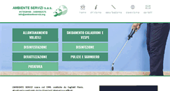 Desktop Screenshot of ambienteservizi.org