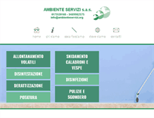 Tablet Screenshot of ambienteservizi.org